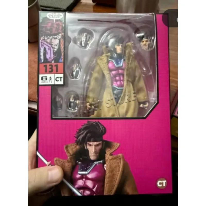 В наличии: Фигурка Gambit Mafex 131 X-Men от SHF, оригинальная аниме-фигурка, статуэтка, модель, подарки на заказ, игрушки (art.: 3920da7cb601e) - 3920da7cb601e