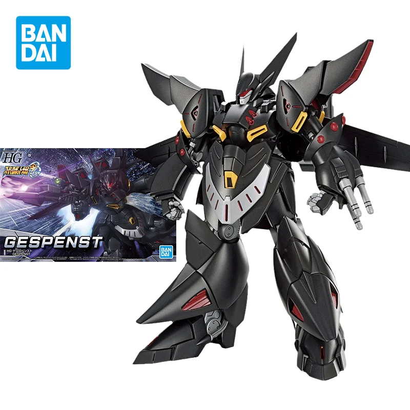 

Bandai Original Super Robot Taisen Model Kit Anime Figure HG GESPENST Action Figures Toys Collectible Ornaments Gifts for Kids