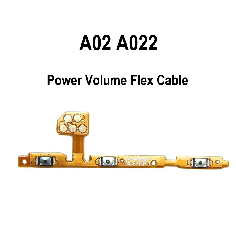 Кнопка включения и выключения громкости клавиша ленточный гибкий кабель для Samsung Galaxy A02 A022F A022G A022M запасные части