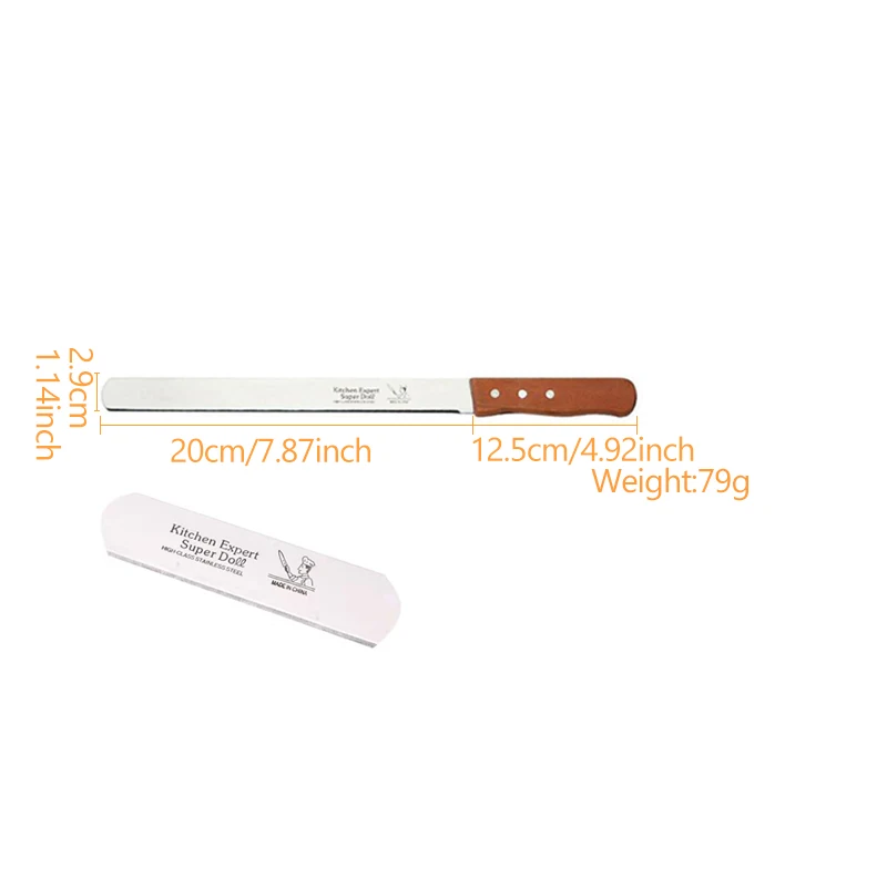 

Зубчатый нож для хлеба из нержавеющей стали