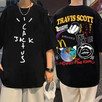 travis scott cactus jack astroworld wish you were here tour hip hop tshirt heavyweight t shirts men women short sleeves t shirt