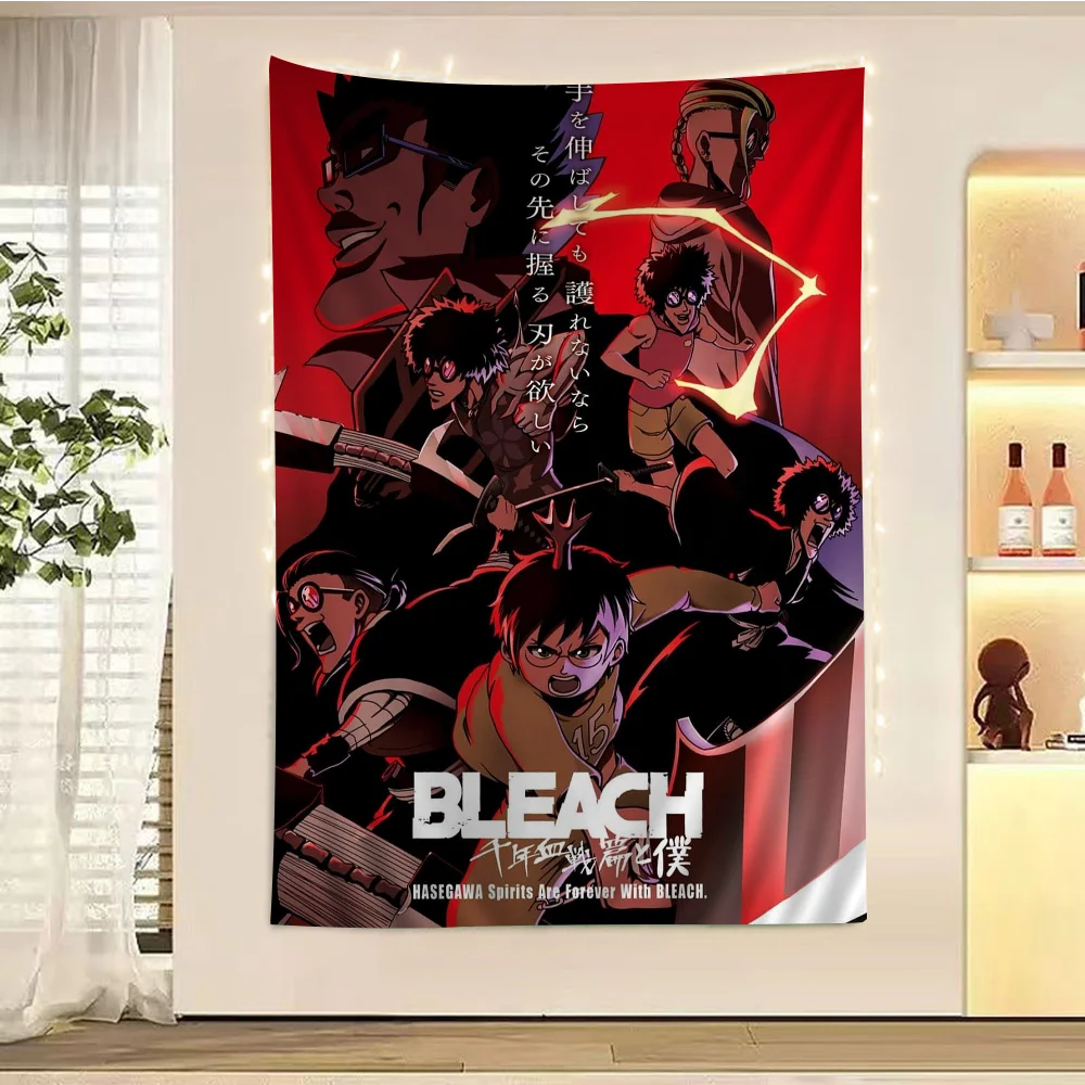 B-Bleach Тысячалетняя кровавая война Красочный гобелен Настенный богемный