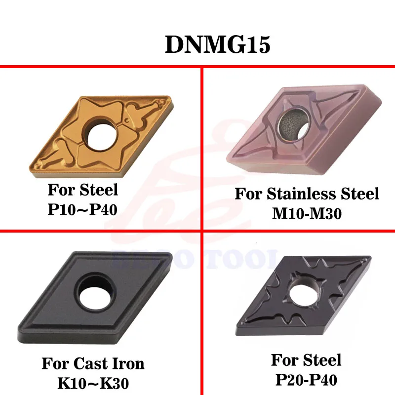 

Original DNMG1506 DNMG150612-DM BM9315 Carbide Inserts DNMG 150612 Lathe Cutter Turning Tools Processing Steel