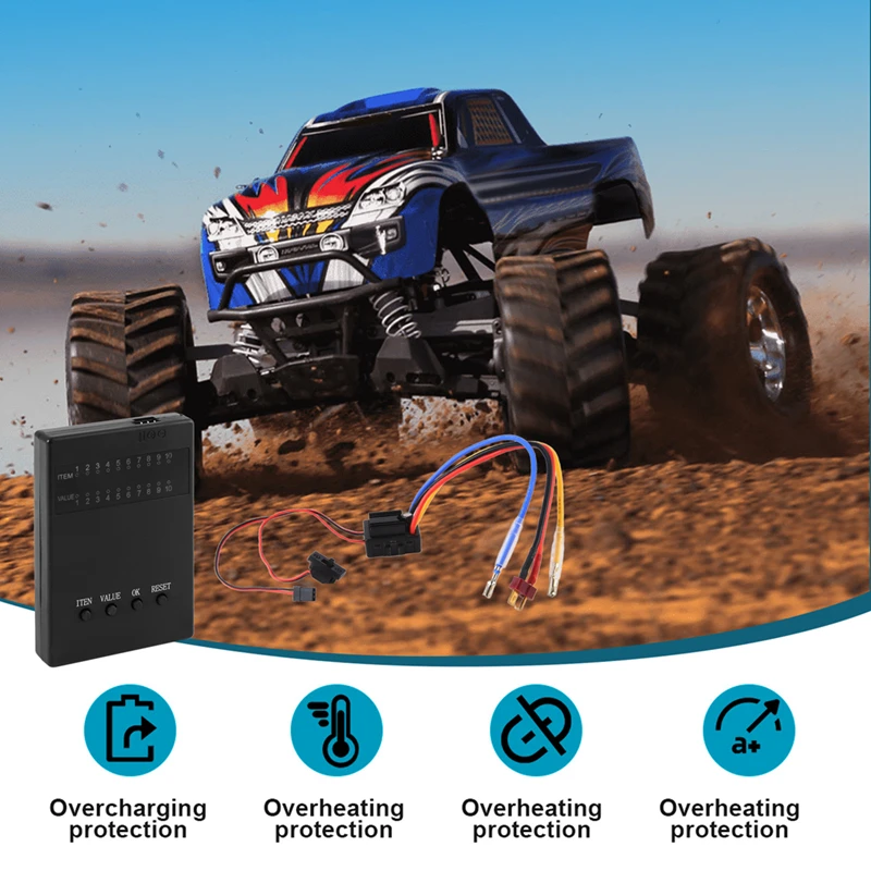 Электронный регулятор скорости 80A водонепроницаемый электронный с программной