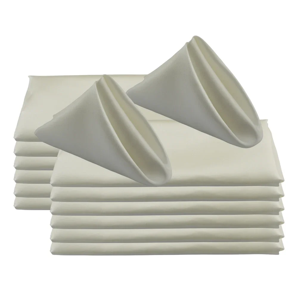 

Атласные столовые салфетки 60 шт.