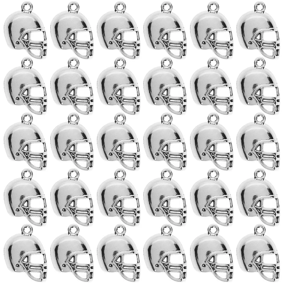 40 шт. спортивные аксессуары для автомобиля футбольные бусины подвески браслеты