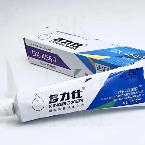 Kingboxer 100 г DX-458T светодиодный силиконовый резиновый процессор силиконовый клей смазка паста клей резиновый фиксированный водонепроницаемый