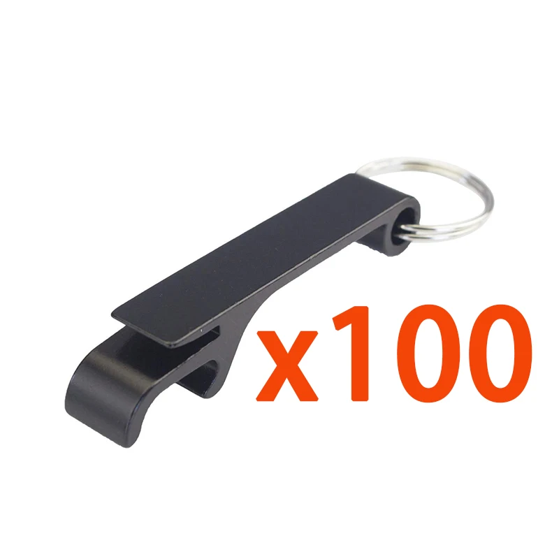 

Открывалка для пива, черная, алюминиевая, набор из 100 штук