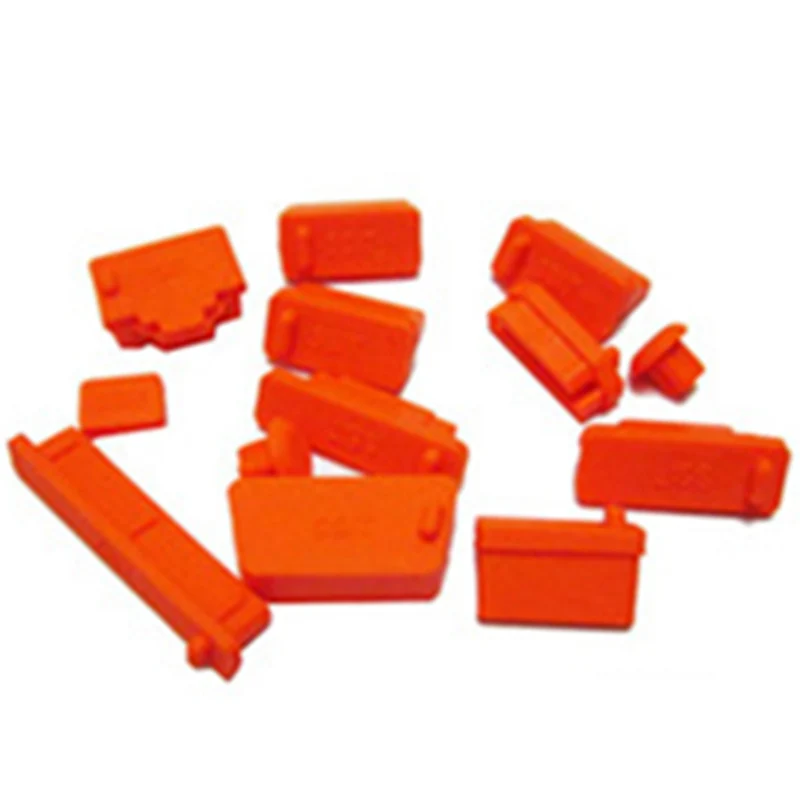 

13pcs Notebook Protective Ports Cover Stopper Silicone Professional Dustproof Computer Accessories USB Laptops Dust Plug