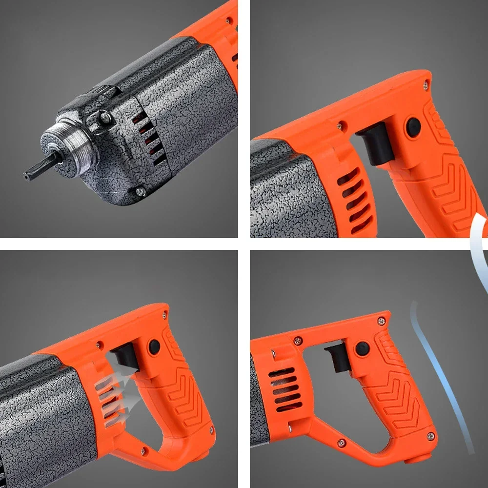 Электрический вибратор 1250 Вт Вибрационный инструмент ручной для бетона с валом