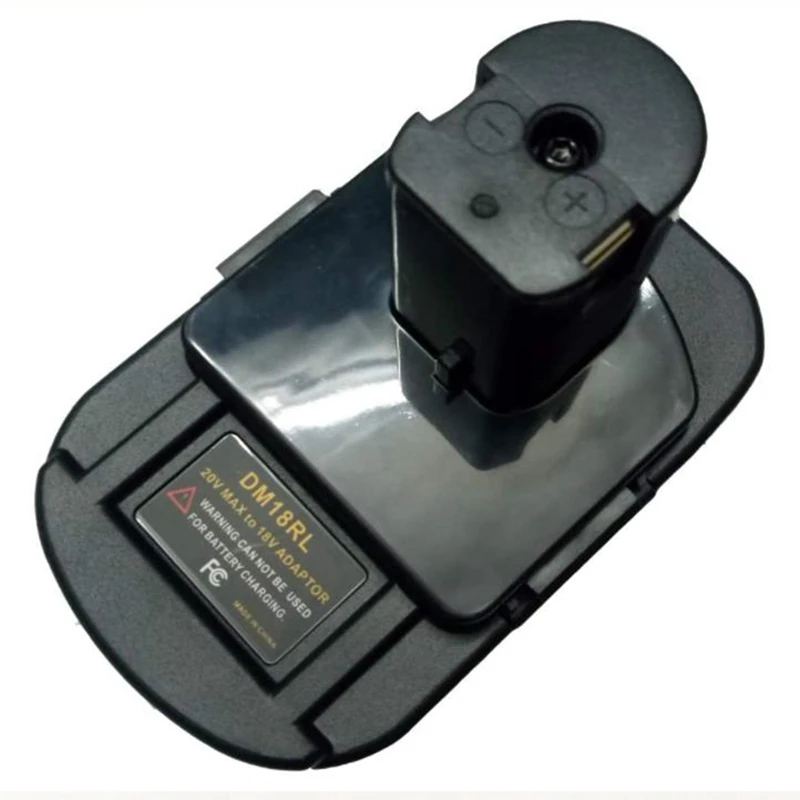 Адаптер аккумулятора DM18RL для Dewalt литий-ионный аккумулятор Milwaukee 20 В/18 В
