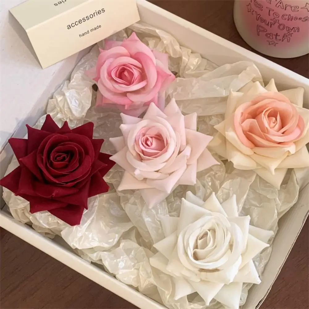 Тканевая заколка для волос с цветком в богемном стиле головной убор отдыха на