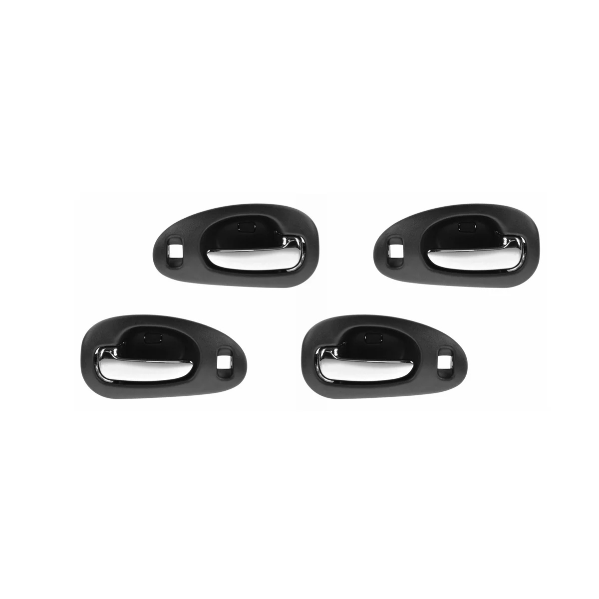 

Door Handle Inside Interior Front LH & RH 2 Pair for Chrysler 5102847AA 5102849AA