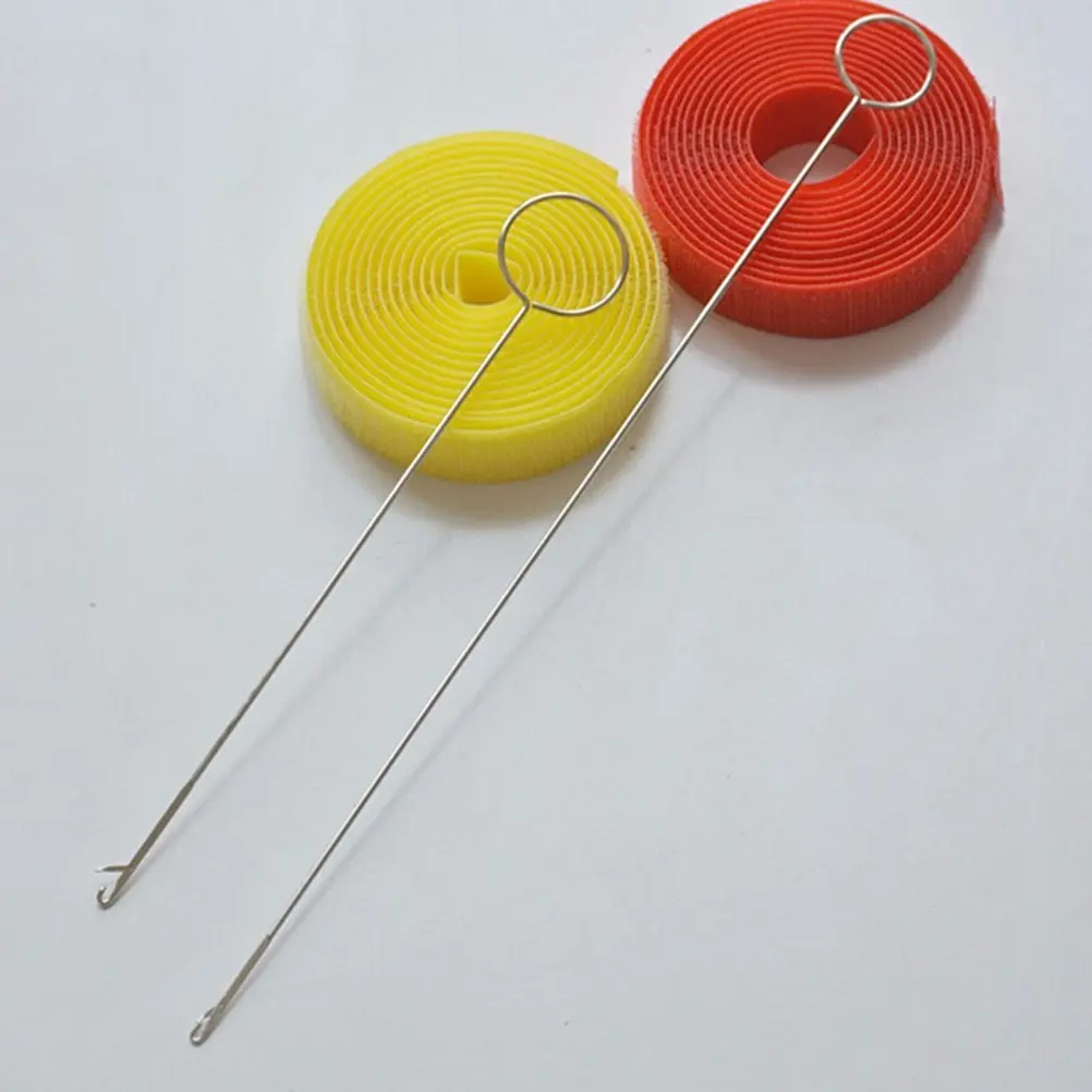 

1PC Sewing Tools Durable Metal Sewing Loop Turner Hook With Latch For Turning Fabric Tubes Straps Belts Strips for Handmade