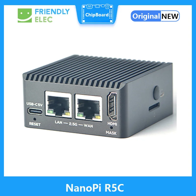 NanoPi R5C Rockchip RK3568 двойной 2,5G порт Ethernet Поддержка порта M.2 WiFi модуль HDMI2.0 Linux/Openwrt/Debian/Ubuntu