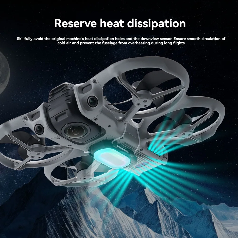 Фото Светодиодная ночной подсветка для Avata360/2, 2-в-1, светодиодная подсветка шасси, ночник для Avata360 PETG №3