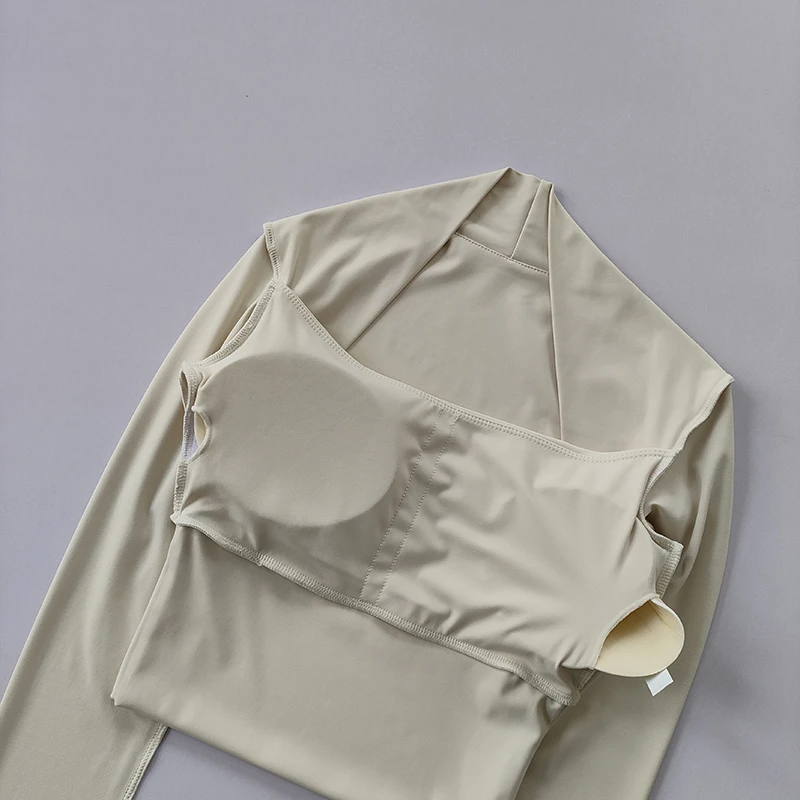 

Women's long sleeved sports tops, dance clothing, quick drying tight long sleeved tops, fitness wear