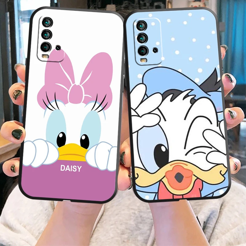 

DISNEY Mickey Phone Case For Xiaomi Redmi Note 10 Pro MAX 10T 10S 5G 10 Silicone Cover ShockProof Carcasa Back Soft Protective