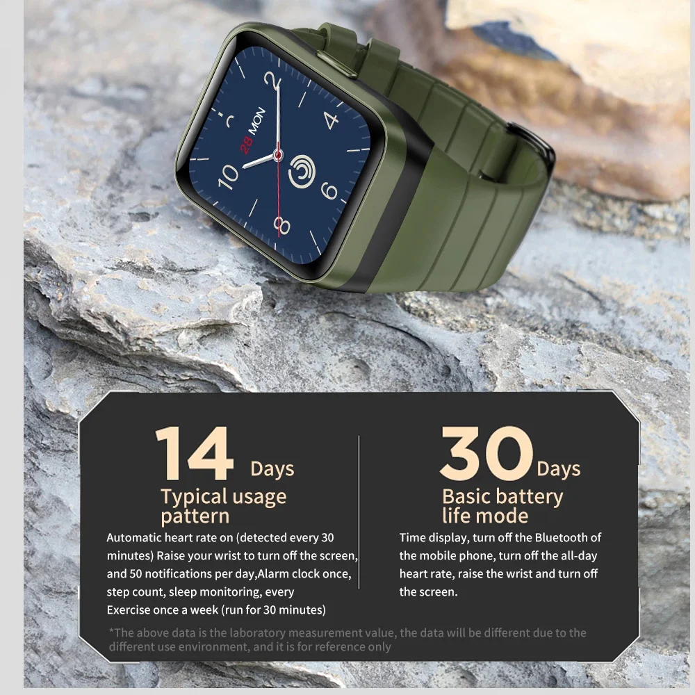 X29 GPS Track Outdoor Smart Watch 1.7 inch For Women Men IP68 Waterproof Multi-Sports Mode Swim Smartwatch 30 Days Long Standby