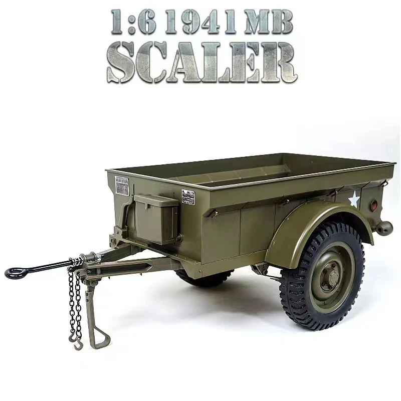 Кузов гусеничного автомобиля прицепа для FMS 1:6 обновленная модель