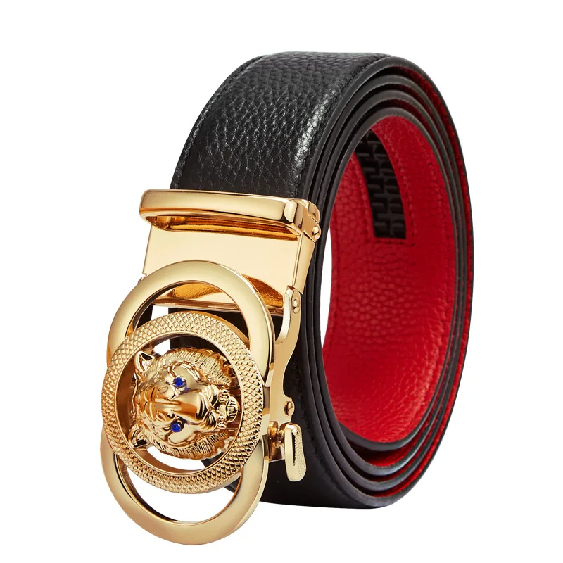 Новинка 2021 мужской ремень с пряжкой в виде тигра роскошные дизайнерские ремни