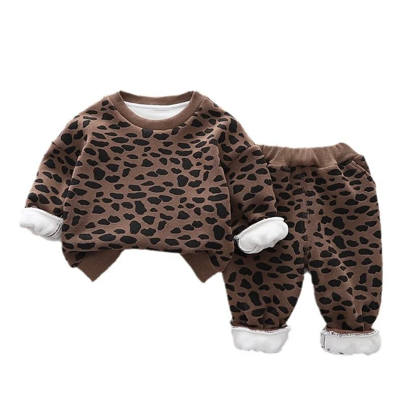 

2 шт./комплект, детская утепленная футболка и штаны