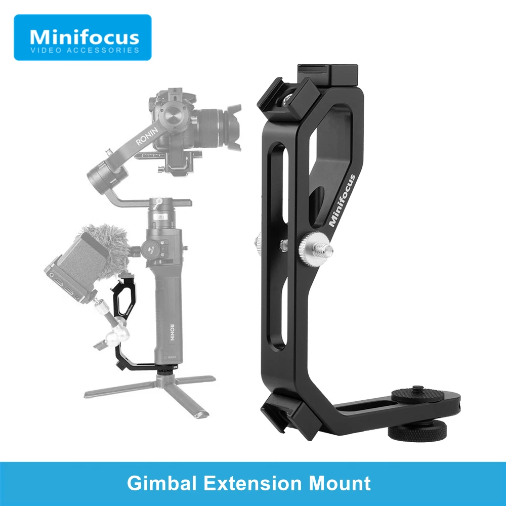 SC Handle Grip L Type Bracket for Mounting Monitor Microphone Stand for DJI Ronin S 2 RS2 SC ZHIYUN Crane 2 M Plus/MOZA 2/Gimbal
