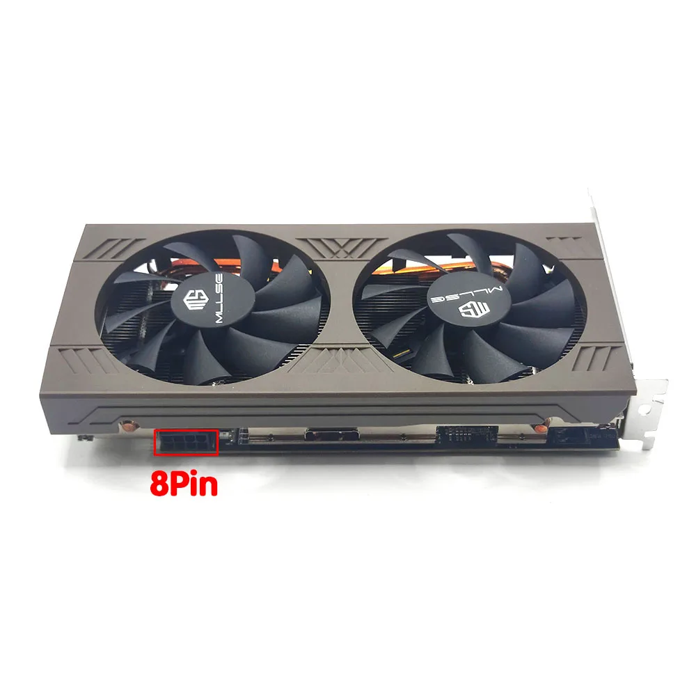 Игровая видеокарта MLLSE AMD RX 580 8 Гб 2048SP GDDR5 256Bit PCI Express 3 0 × 16 8Pin Radeon GPU игровая - купить