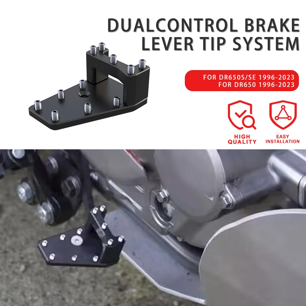 

NEW Motorcycle DualControl Brake Lever Enlarger And Riser FOR SUZUKI DR650 DR650S DR650SE DR 650 S / SE 1996-2020 2021 2022 2023