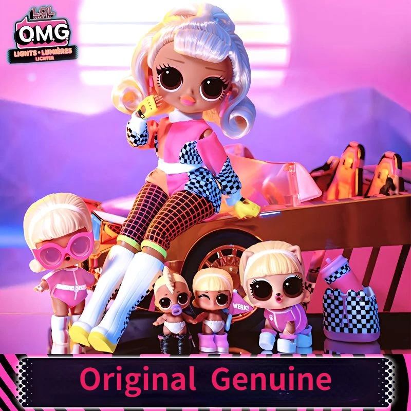 

Original LOL Surprise OMG Super Big Sister Doll Neon JK Series Dressed Girl Family Toy Gifts