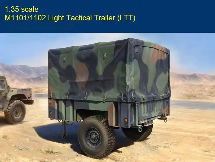 Trumpeter масштаб 63566 1/35 M1101/M1102 стандартный Тактический прицеп (LTT) комплект