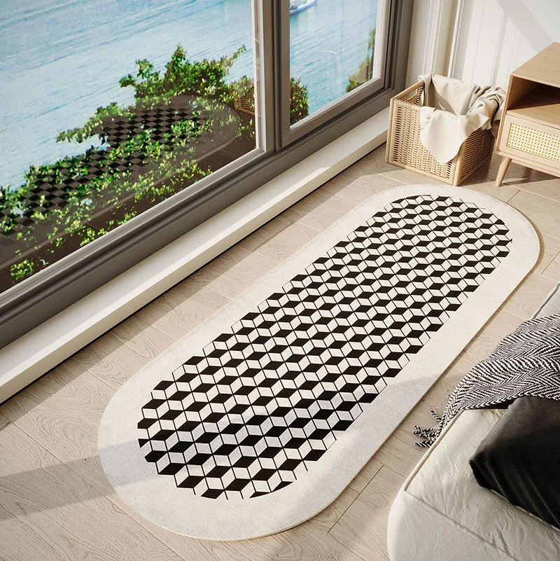 

2023 Bathroom entrance carpet floor mat, bathroom anti-skid mat carpet