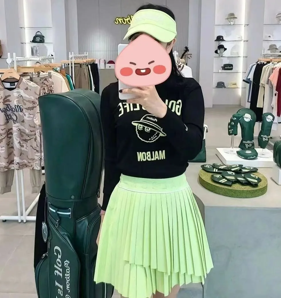 Autumn Winter 2022 new golf ladies knit sweater Women's outdoor sports casual soft stretch top warm sweater women's fashion