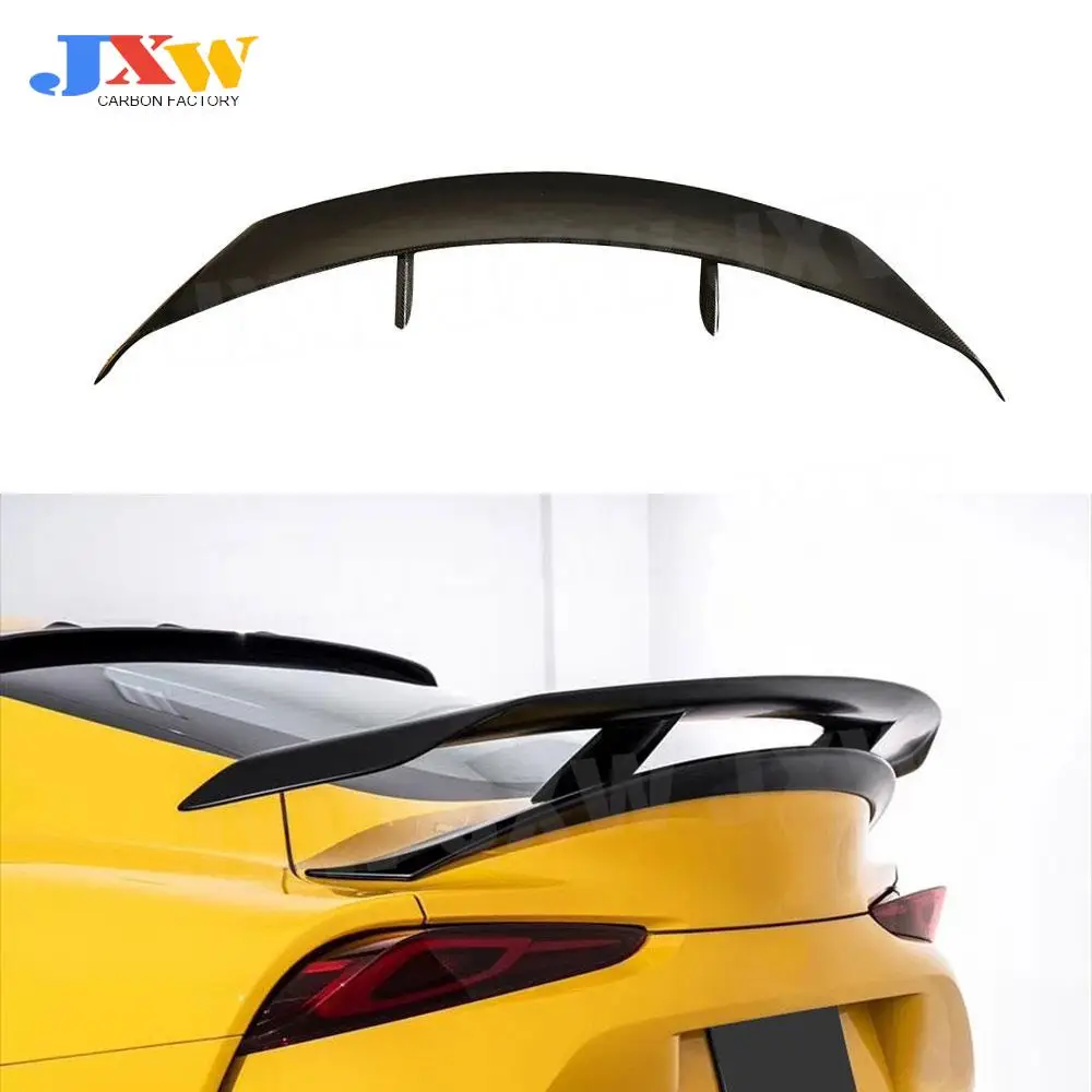 Для Toyota Supra 2019-2020 материал из углеродного волокна задний спойлер багажника крылья - Цена: 50990