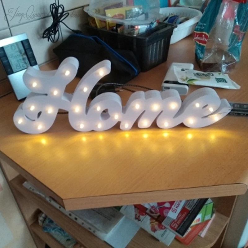 

LED Personalized large name wooden name signs, a variety of custom baby name signs for kindergarten decoration