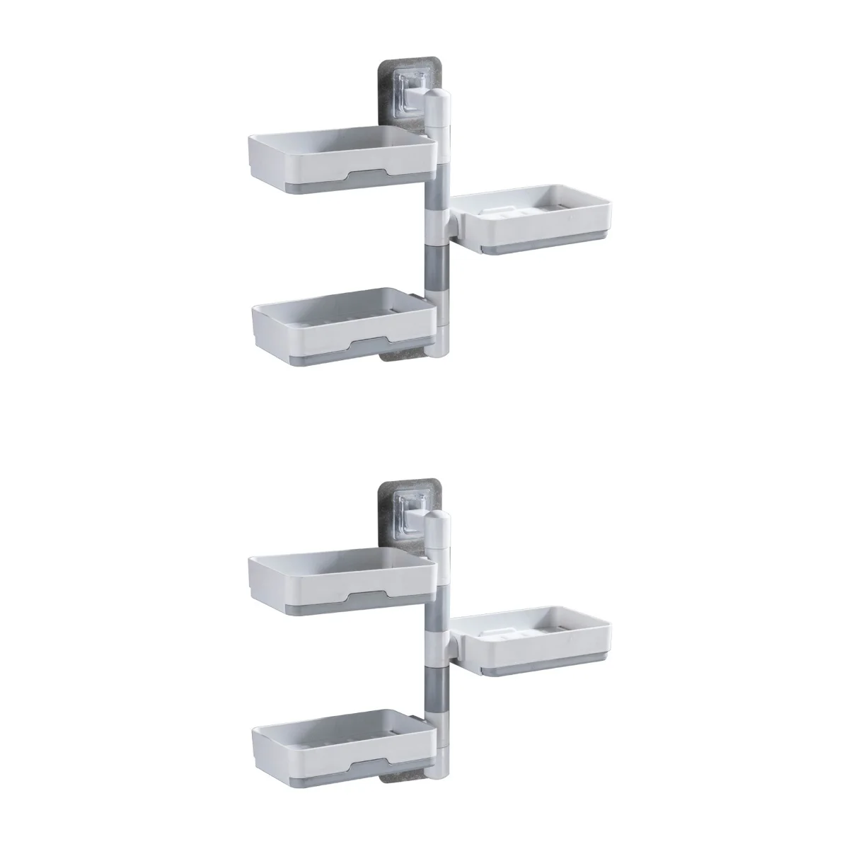 

2x Shower Soap Holder Soap Storage Rack Soap Case Box Kitchen Soap Rack Bar Soap Holder Soap Dispenser