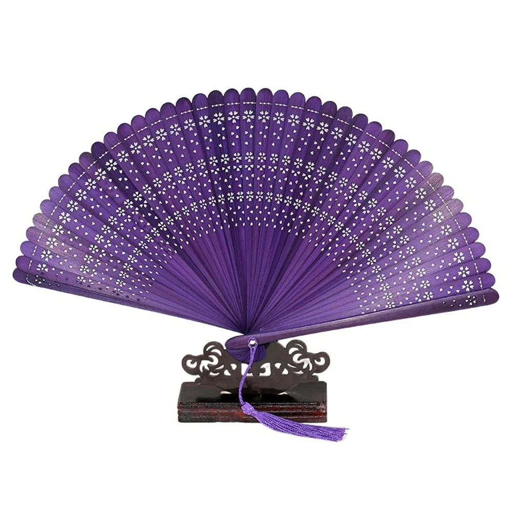 

Бамбуковый складной веер, разноцветный