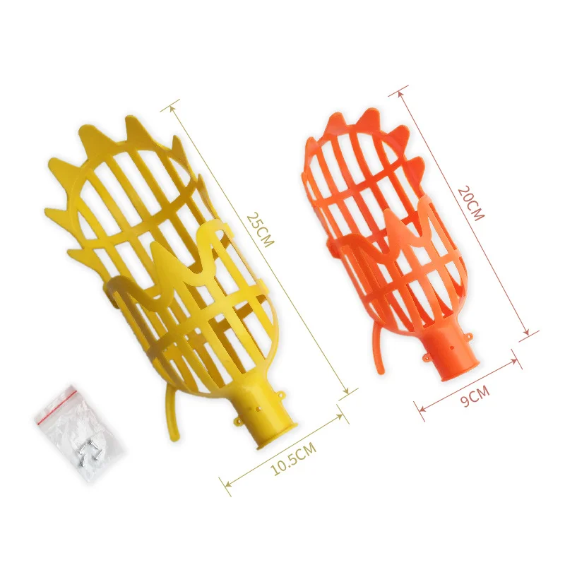

1PC Garden Basket Fruit Picker Head Multi-Color Plastic Fruit Picking Tool Catcher Agricultural Bayberry Jujube Picking Supplies