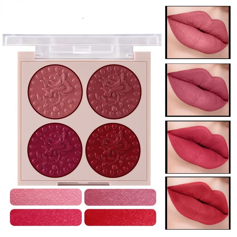 

Bulk Makeup 6 Colors Eye Shadow Lip Gloss Blush Eyebrow Powder Pearly Matte Disc