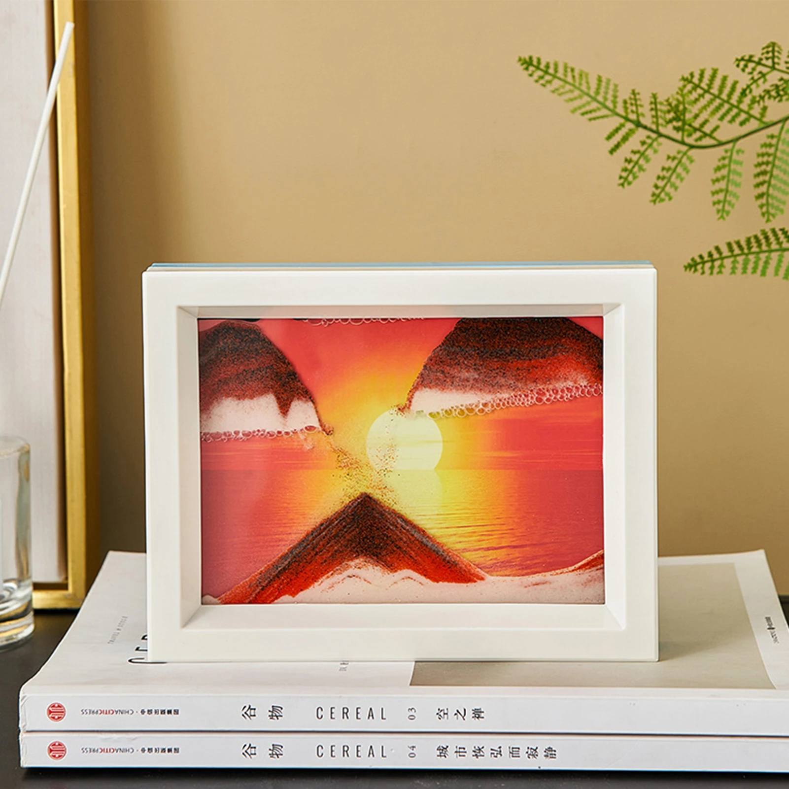 

Новинка 2022, 3D пейзаж, картина с сыпучим песком, орнамент, движущийся песок, картина, Современная гостиная, украшения для дома, поделки, подаро...