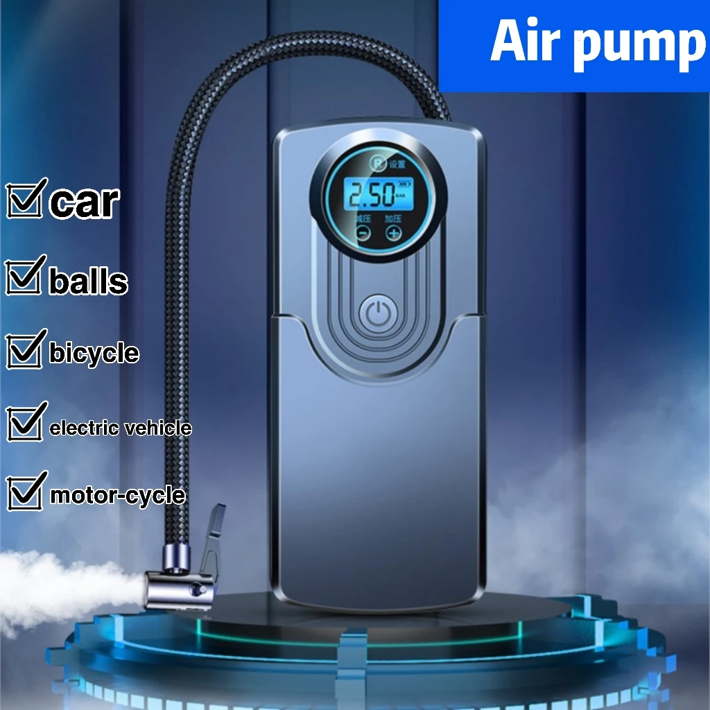 Портативный мини-компрессор электрический автомобиль воздушный компрессор
