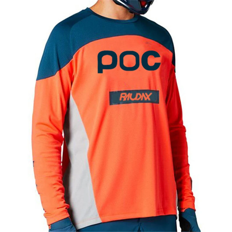 Новинка 2024 Мужская велосипедная рубашка RAUDAX POC дышащий велосипедный костюм для