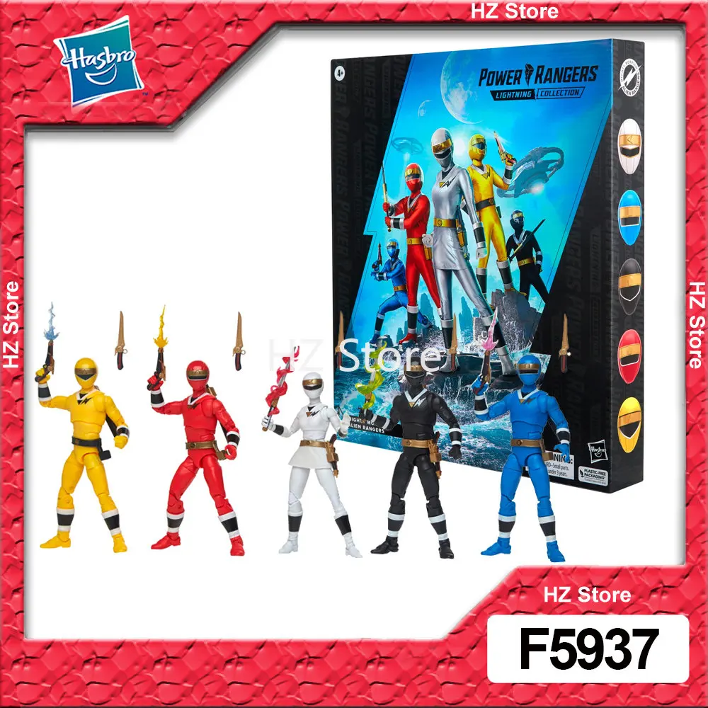 

Hasbro Power Rangers Lightning Collection 5-Pack Alien Rangers 6-INCH Action Figure 15 ACCESSORIES 5 Blast Effects F5937