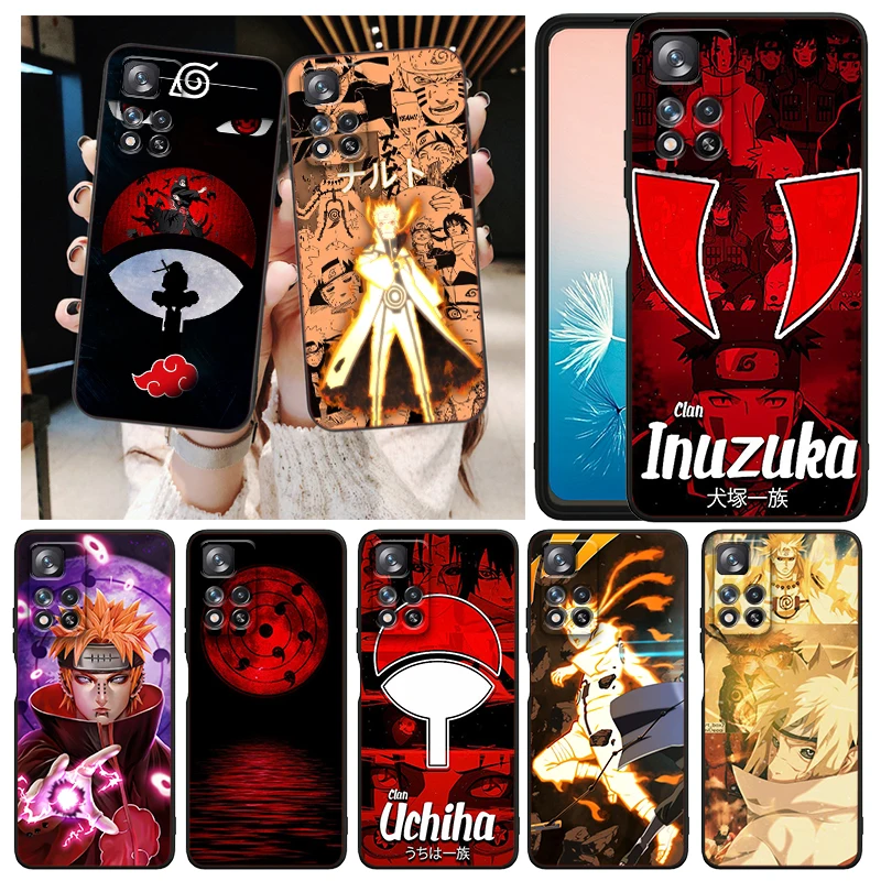 

Cool K-Kakashi N-Naruto Art Phone Case For Xiaomi Redmi Note 12 11E 11S 11 11T 10 10S 9 9T 9S 8T 8 Pro Plus 5G Black TPU Cover