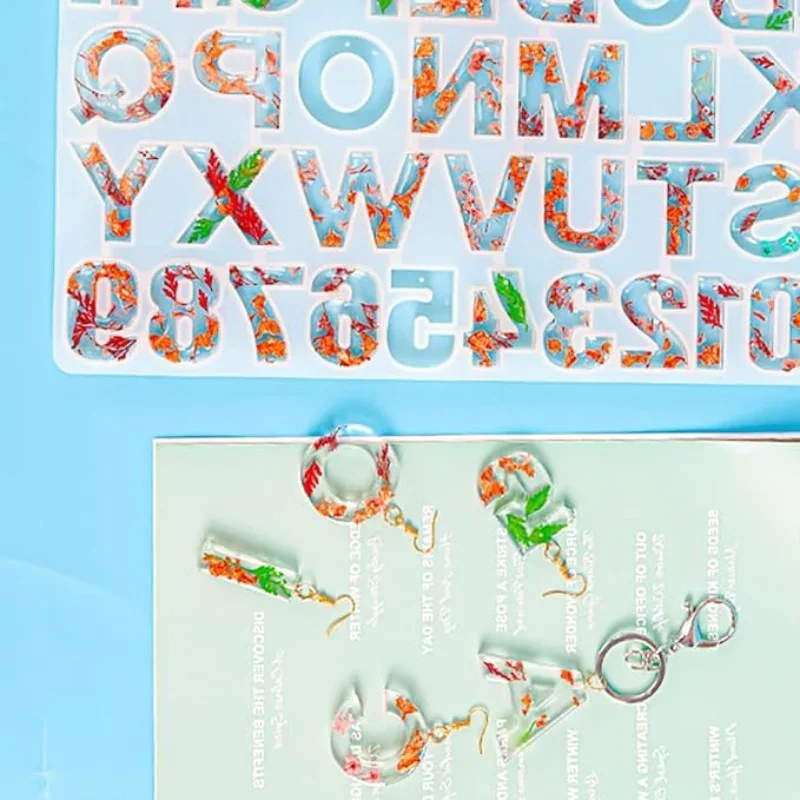 Искусственные формы для букв набор силиконовых форм алфавита форма и цифр из