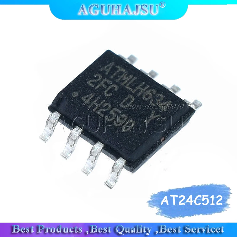 

10 шт. AT24C512 AT24C512C AT24C512C-SSHD-T Sop8