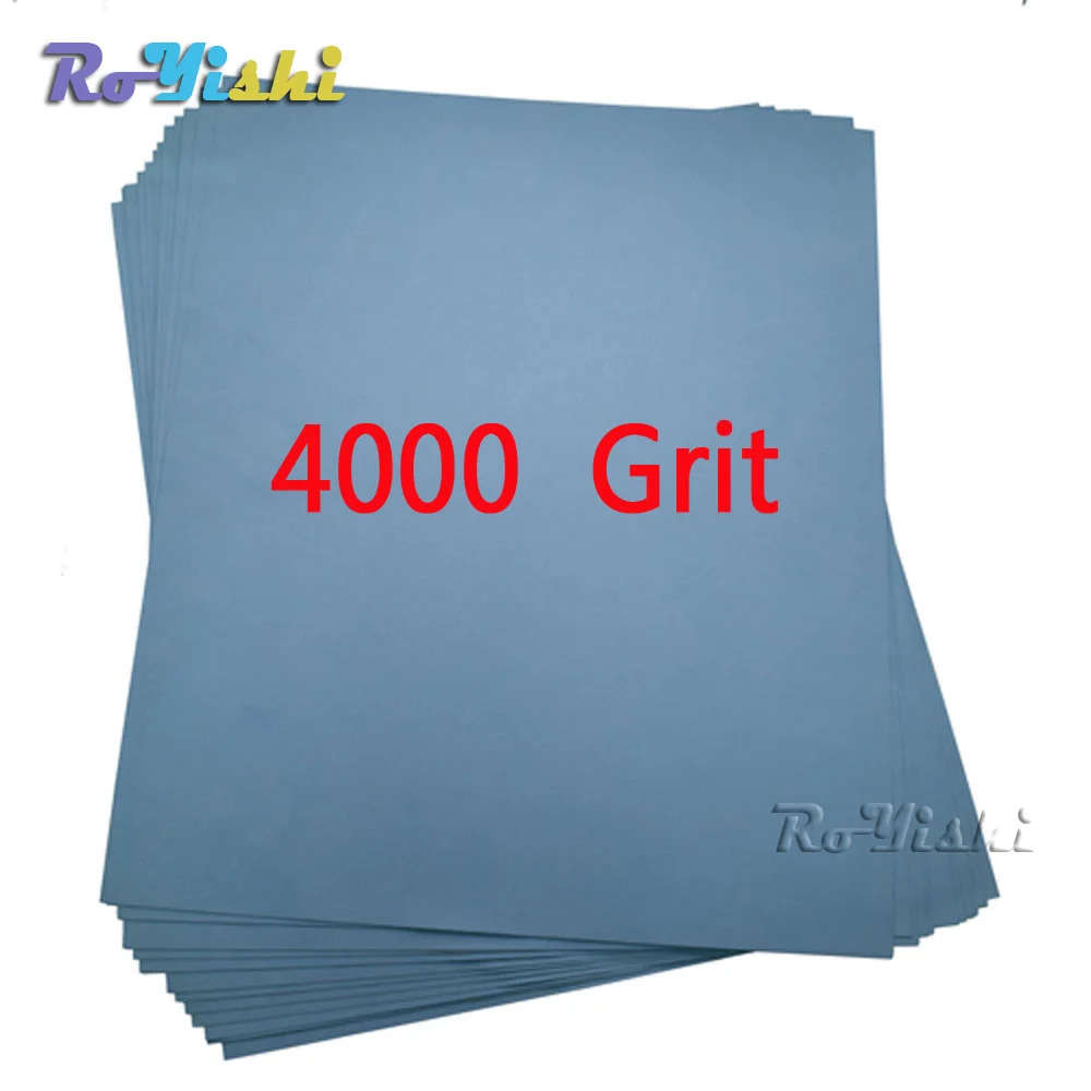 10 листов/упаковка абразивные водонепроницаемые бумажные листы зернистости 4000