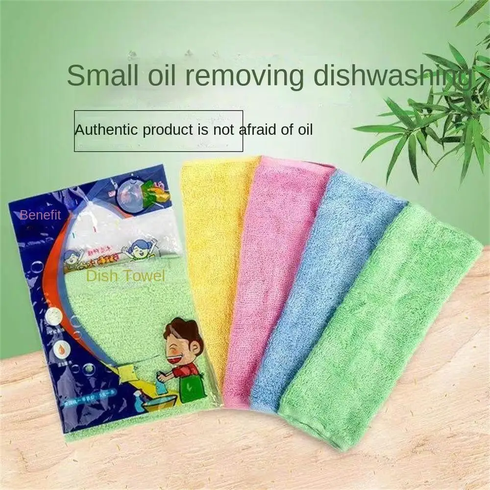 

Natural Kapok Fiber Table Cleaning Dish Towel Remove Oil Stain Kitchen Dishcloth Strong Water Absorption Without Shedding Hair