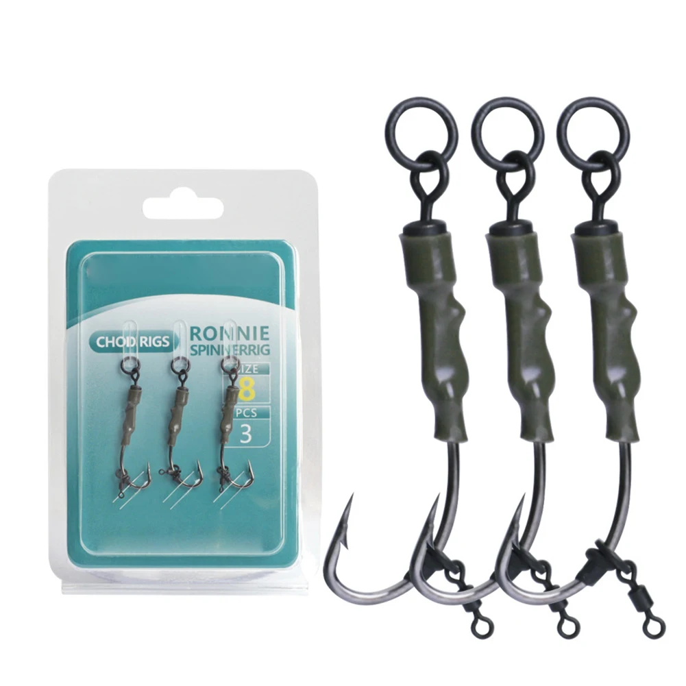 3 шт. рыболовные крючки для ловли карпа