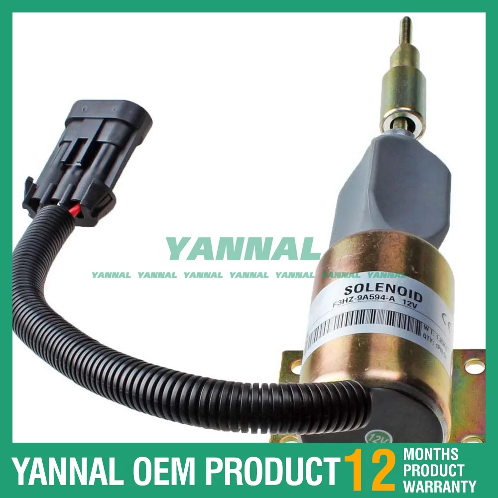 

Задний клапан для двигателя 7,8 Ford Электромагнитная катушка выключения подачи топлива 12V 3Pin